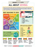 Sewing ShortCuts: Quick & Easy Sewing Cheat Sheets to Sew Easier, Faster, and Better