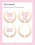Boost Binder: Record all the good you receive to uplift you on those bad days