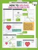 Cricut Coach Playbook: Quick and Easy One-Page Diagrams for Popular Tasks in Cricut Design Space - Digital Download