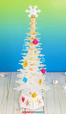 Deluxe Paper Snowflake Christmas Tree Luminary Pattern and SVG Cut Files