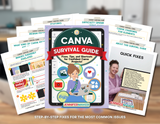 Canva Survival Guide: Fixes, Tips, and Shortcuts for Confident Canva Projects – Digital Download