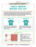 The Cricut Materials Handbook: Take the Guesswork Out of Materials, Blades, Mats & Cut Settings – Digital Download